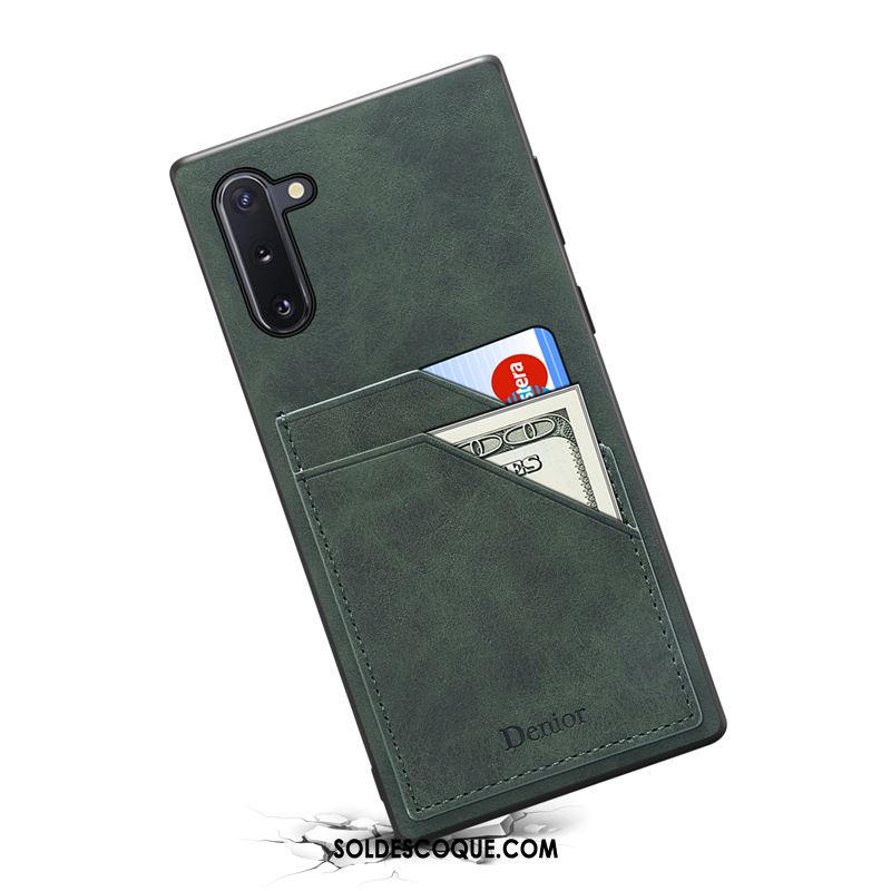 Coque Samsung Galaxy Note 10 Vert Étui Étoile Téléphone Portable Protection En Vente
