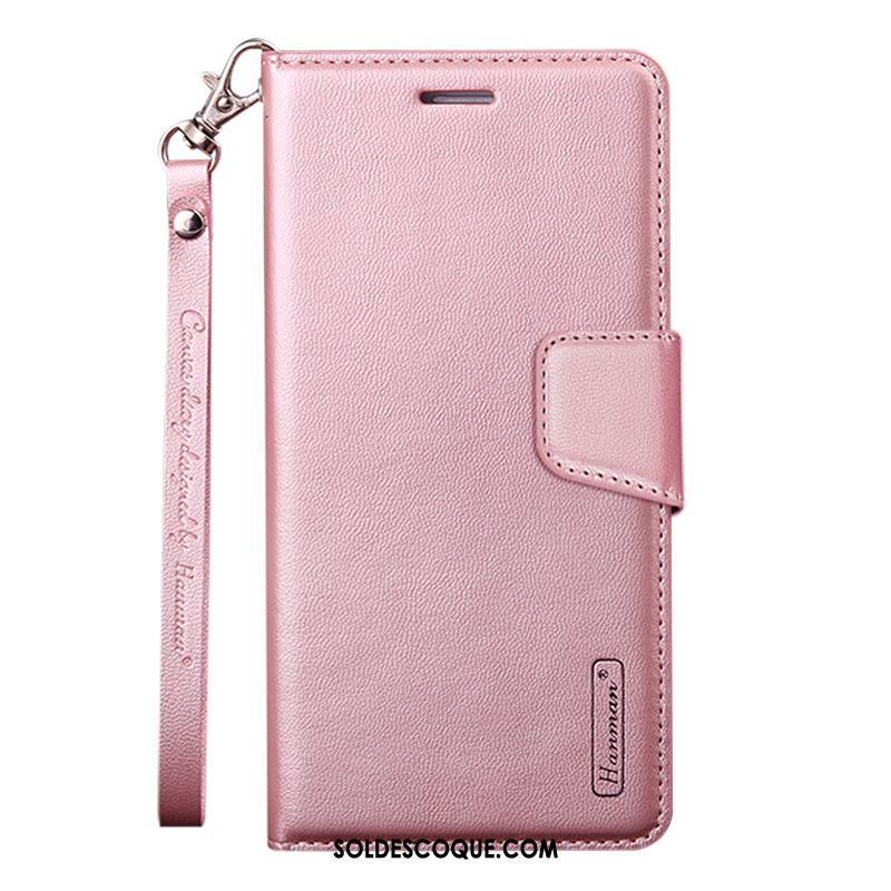 Coque Samsung Galaxy Note 10+ Étoile Or Rose Membrane Téléphone Portable Boucle Pas Cher