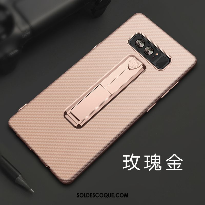 Coque Samsung Galaxy Note 8 Incassable Or Rose Marque De Tendance Fluide Doux Personnalité Soldes