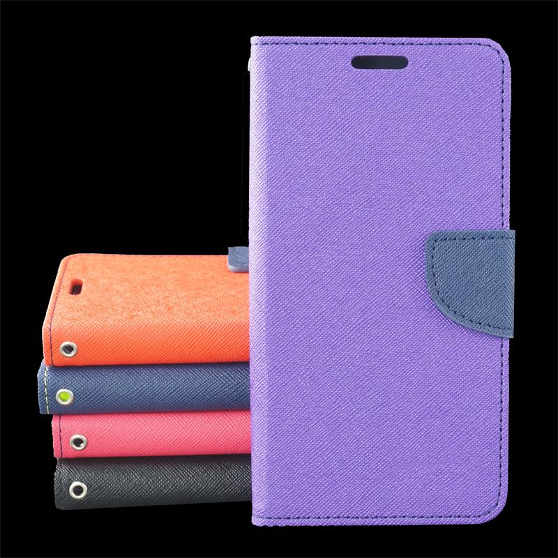 Coque Samsung Galaxy Note 8 Violet Bicolore Étui En Cuir Étoile Téléphone Portable Housse Soldes