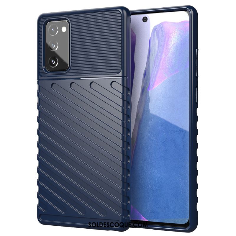 Coque Samsung Galaxy Note20 Étoile Bleu Marin Silicone Téléphone Portable Incassable En Ligne