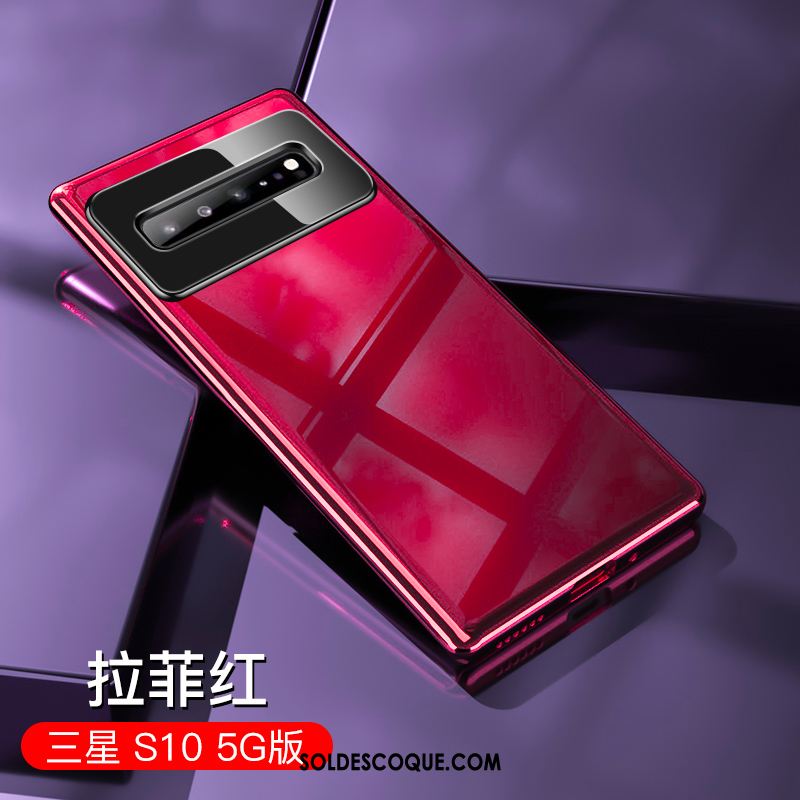 Coque Samsung Galaxy S10 5g Amoureux Étoile Net Rouge Très Mince Marque De Tendance Pas Cher
