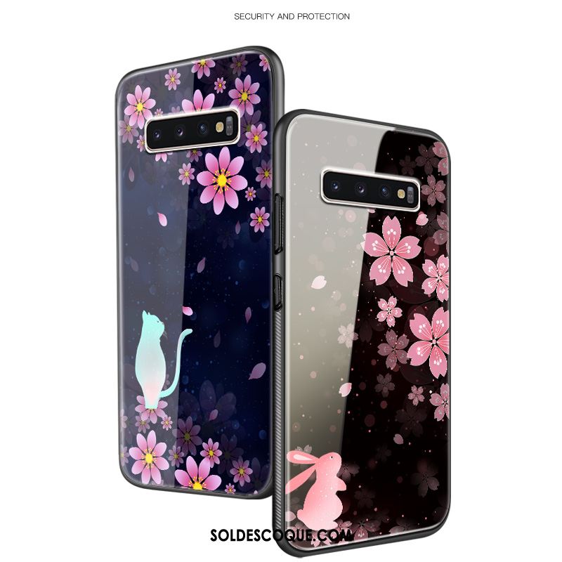 Coque Samsung Galaxy S10 Incassable Silicone Téléphone Portable Mode Créatif Pas Cher