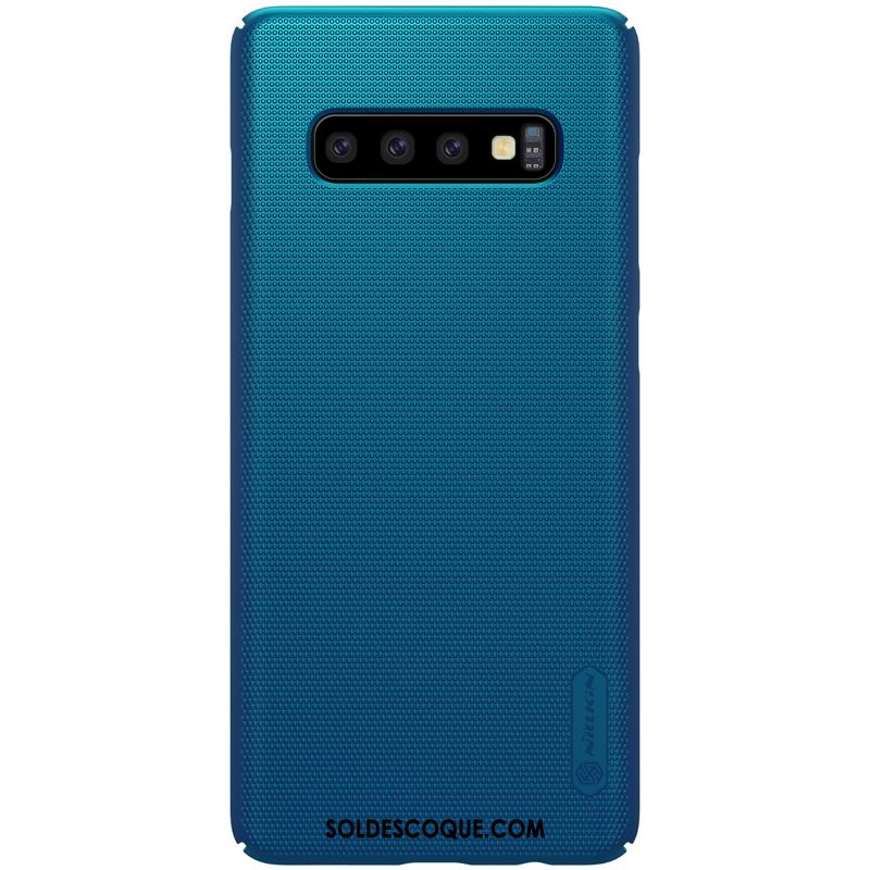 Coque Samsung Galaxy S10 Protection Tout Compris Étui Bleu Téléphone Portable Housse Pas Cher