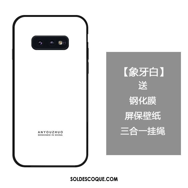Coque Samsung Galaxy S10e Blanc Créatif Téléphone Portable Simple Étoile En Ligne