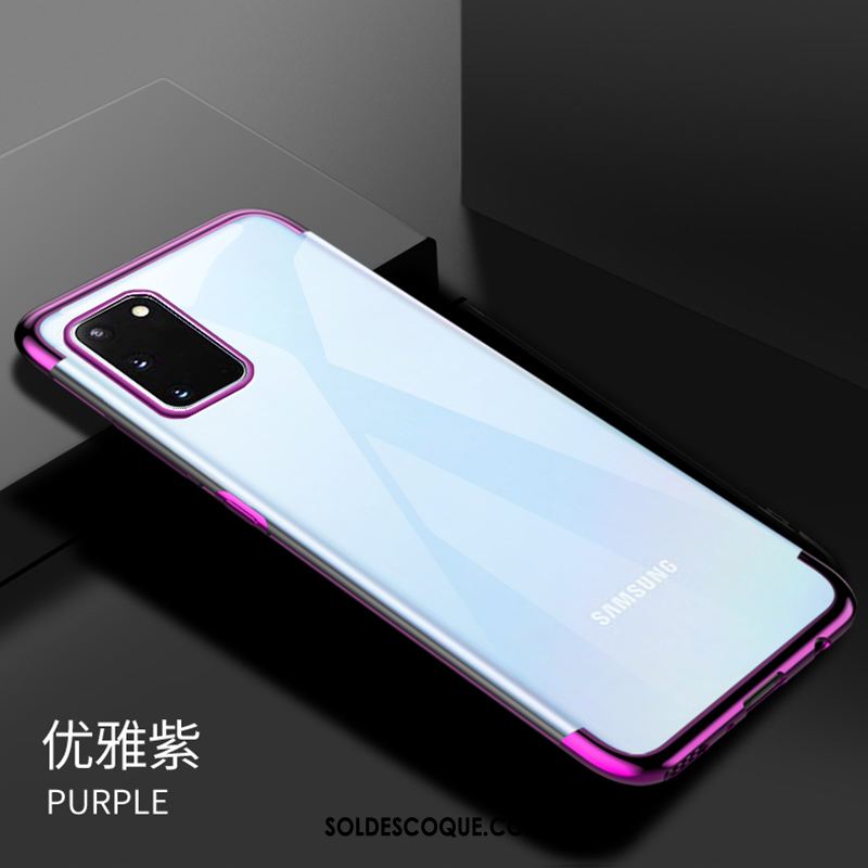 Coque Samsung Galaxy S20 Personnalité Téléphone Portable Violet Fluide Doux Incassable Pas Cher