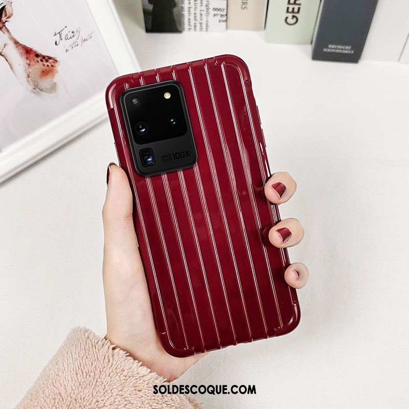 Coque Samsung Galaxy S20 Ultra Créatif Vin Rouge Tout Compris Nouveau Fluide Doux Housse Soldes