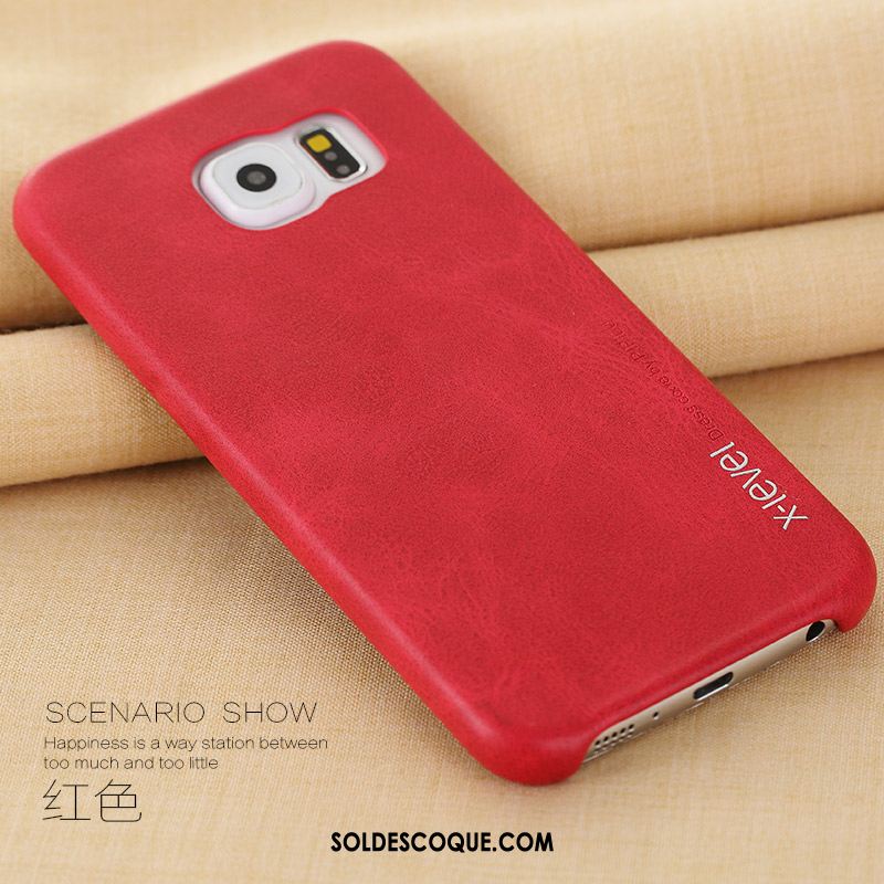 Coque Samsung Galaxy S6 Nouveau Incassable Étoile Rouge Très Mince En Ligne