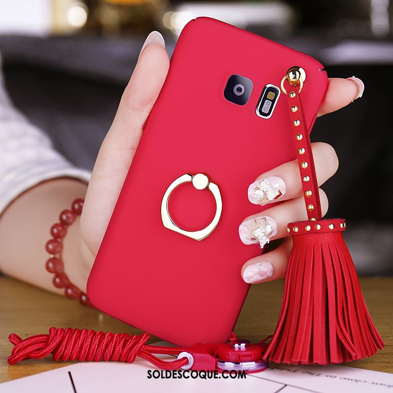Coque Samsung Galaxy S7 Couvercle Arrière Rouge Sac Étoile Téléphone Portable En Ligne
