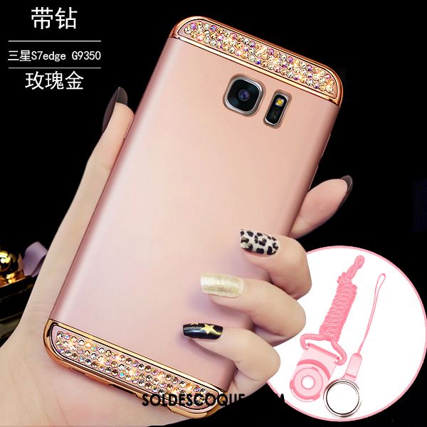 Coque Samsung Galaxy S7 Edge Incassable Étoile Étui Créatif Téléphone Portable Housse Pas Cher