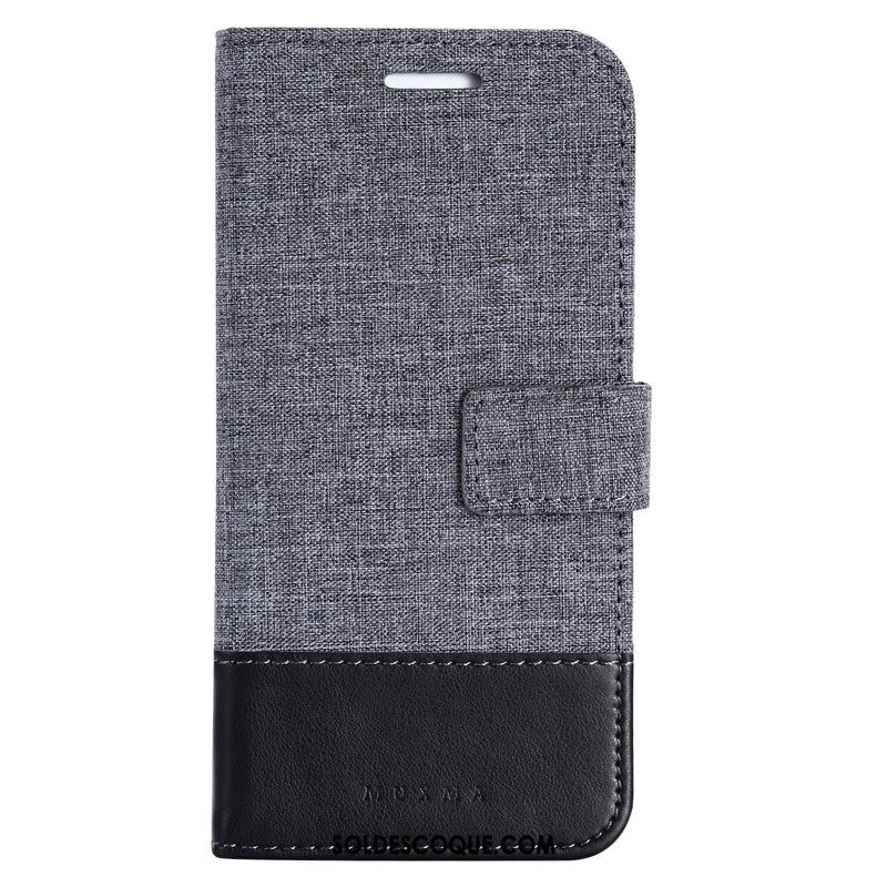 Coque Samsung Galaxy S7 Edge Portefeuille Toile Téléphone Portable Antidérapant Support Pas Cher