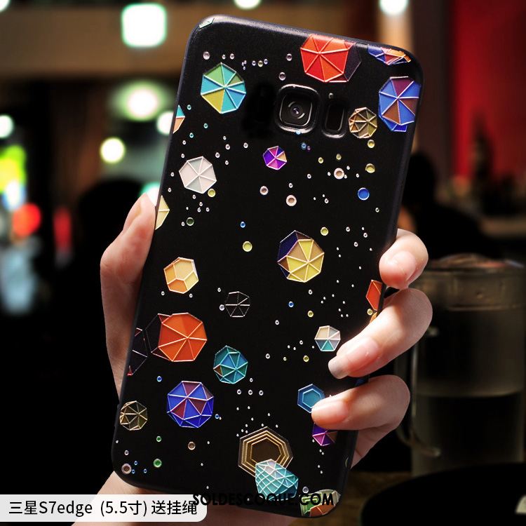 Coque Samsung Galaxy S7 Edge Tout Compris Incassable Étoile Silicone Créatif Soldes