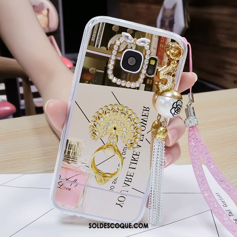 Coque Samsung Galaxy S7 Or Mode Incassable Téléphone Portable Étoile Pas Cher