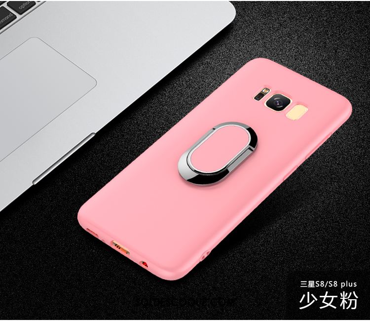 Coque Samsung Galaxy S8 Silicone Rose Étoile Anneau Invisible Housse France