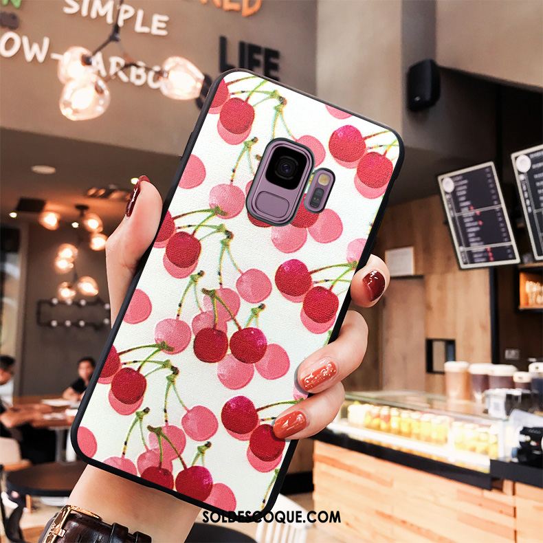 Coque Samsung Galaxy S9 Incassable Fruit Gaufrage Étoile Tout Compris En Vente