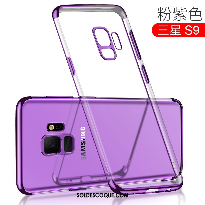 Coque Samsung Galaxy S9 Nouveau Très Mince Violet Téléphone Portable Marque De Tendance En Vente