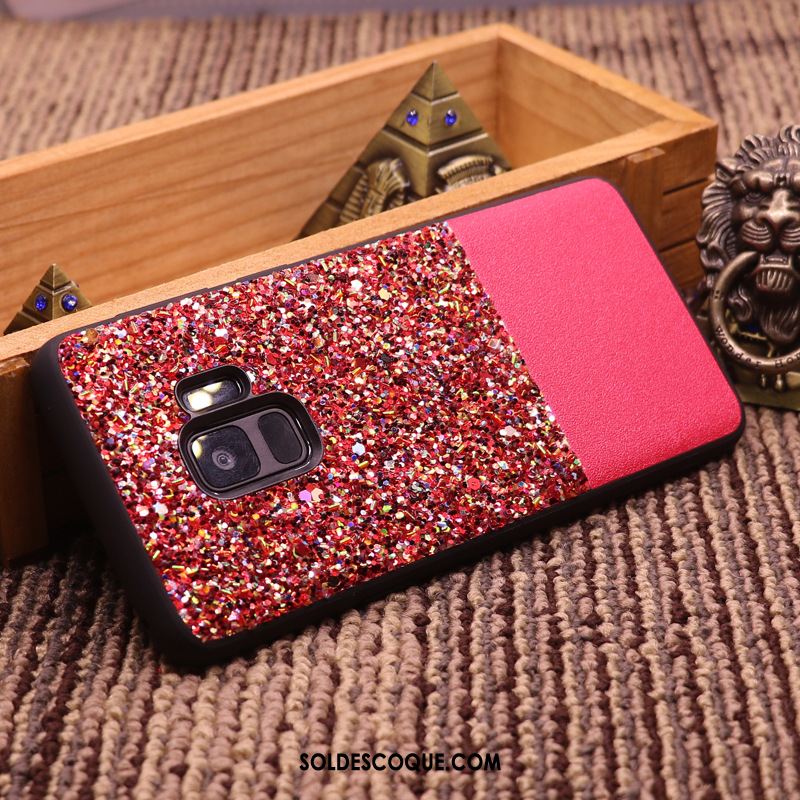 Coque Samsung Galaxy S9 Tout Compris Rouge Incassable Téléphone Portable Luxe Pas Cher