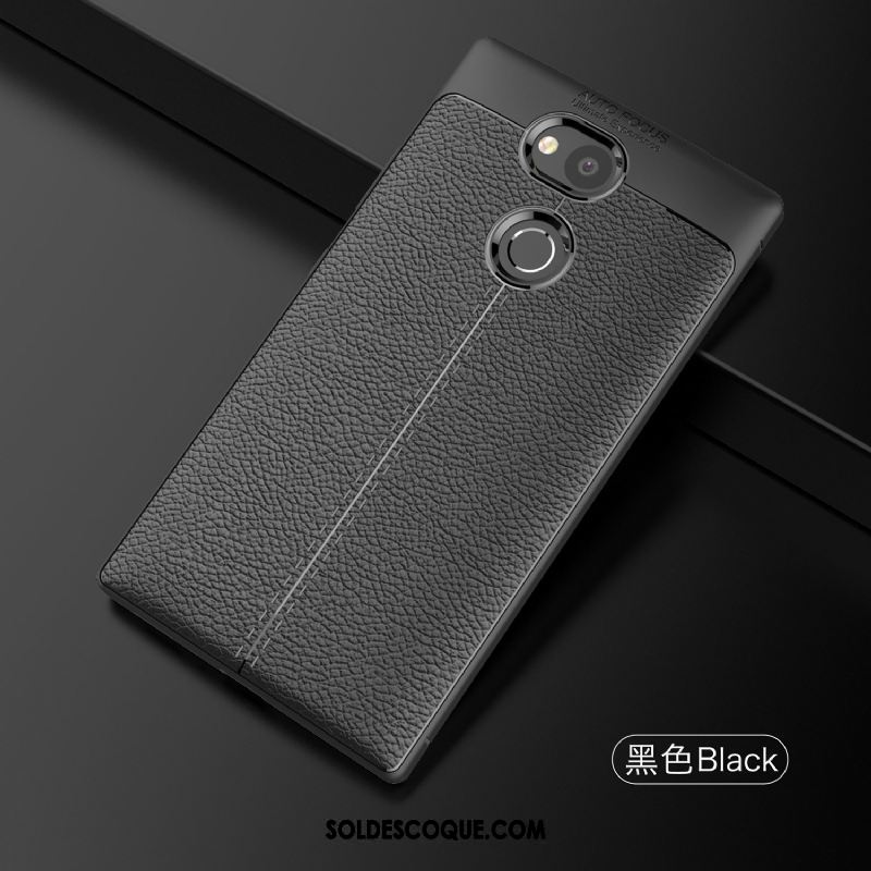 Coque Sony Xperia L2 Étui Protection Téléphone Portable Fluide Doux Noir Pas Cher