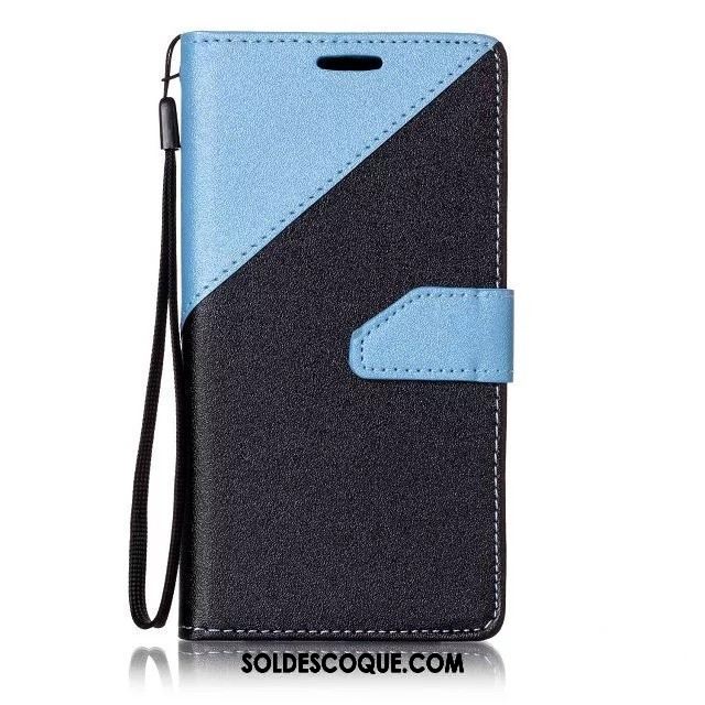 Coque Sony Xperia Xa Protection Téléphone Portable Bleu Étui En Cuir Clamshell Pas Cher