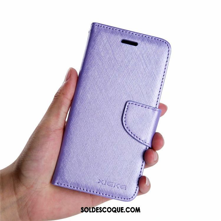 Coque Sony Xperia Xa1 Ultra Fluide Doux Protection Étui En Cuir Ornements Suspendus Violet Pas Cher