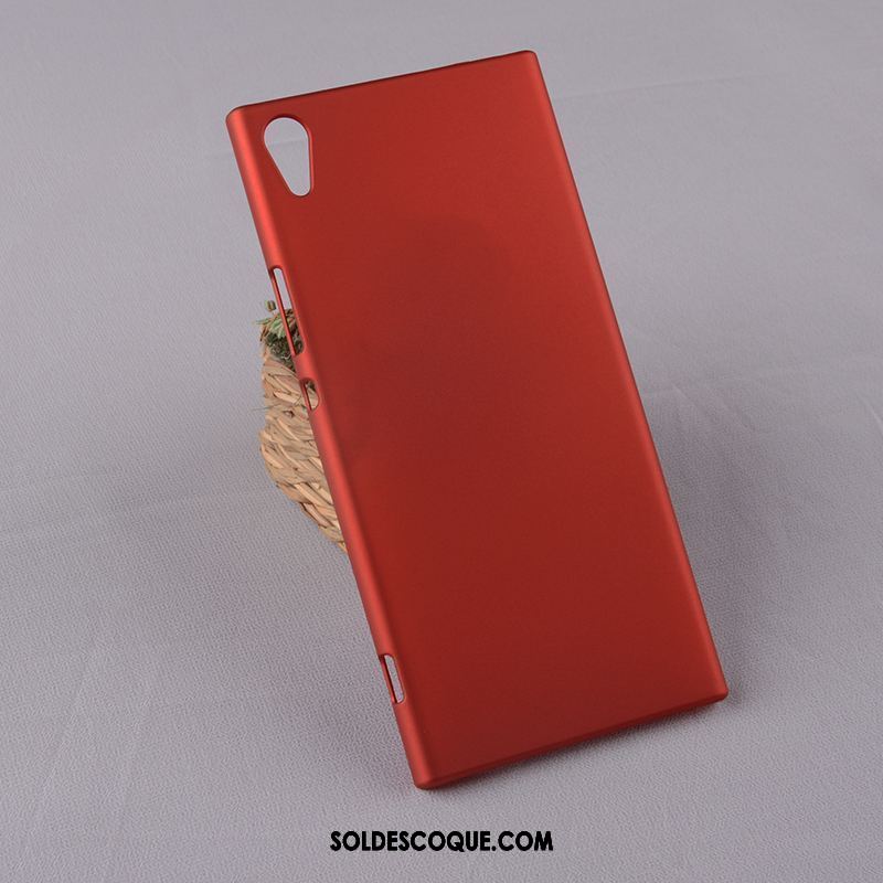 Coque Sony Xperia Xa1 Ultra Rouge Difficile Étui Téléphone Portable Protection Pas Cher
