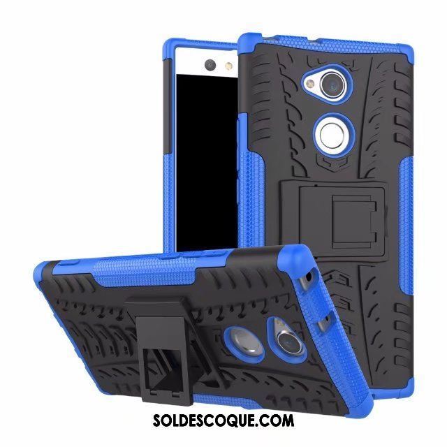Coque Sony Xperia Xa2 Plus Support Tendance Protection Bleu Étui Soldes