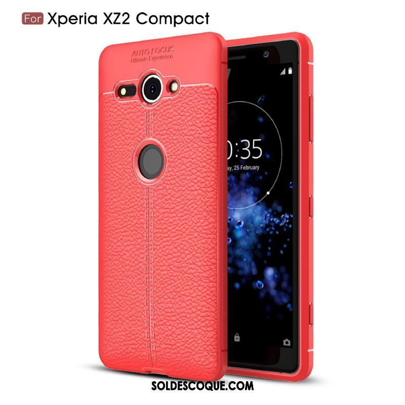 Coque Sony Xperia Xz2 Compact Téléphone Portable Tout Compris Rouge Incassable Protection Pas Cher