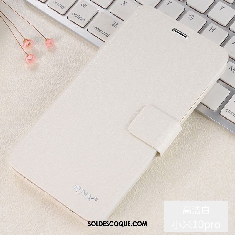 Coque Xiaomi Mi 10 Pro Clamshell Incassable Petit Tout Compris Étui En Cuir En Vente