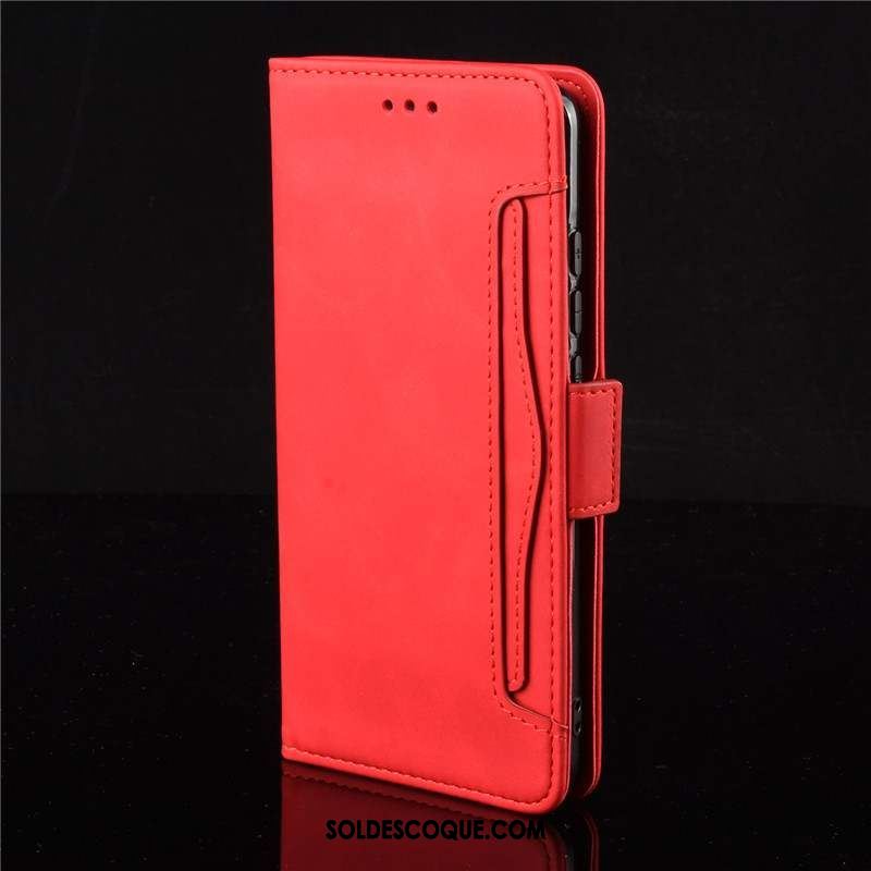 Coque Xiaomi Mi 10 Pro Rouge Carte Téléphone Portable Protection Petit Pas Cher