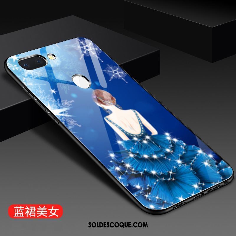 Coque Xiaomi Mi 8 Lite Bleu Marque De Tendance Téléphone Portable Jeunesse Nouveau Housse Pas Cher