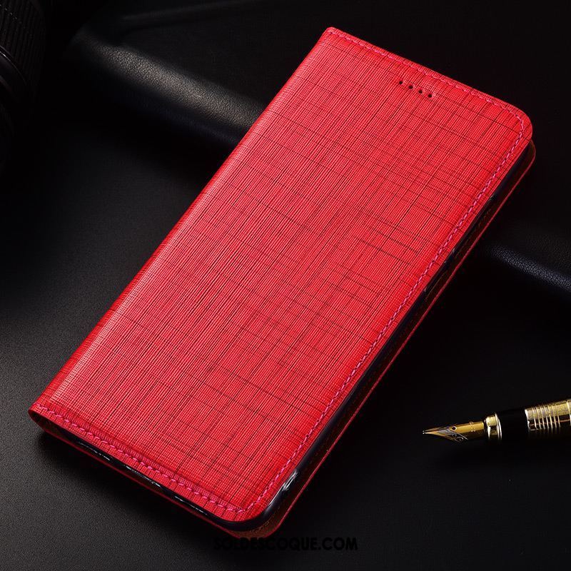 Coque Xiaomi Mi 8 Lite Étui En Cuir Incassable Clamshell Rouge Jeunesse France