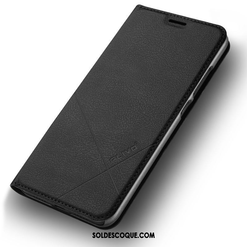 Coque Xiaomi Mi 8 Petit Noir Clamshell Téléphone Portable Étui Soldes