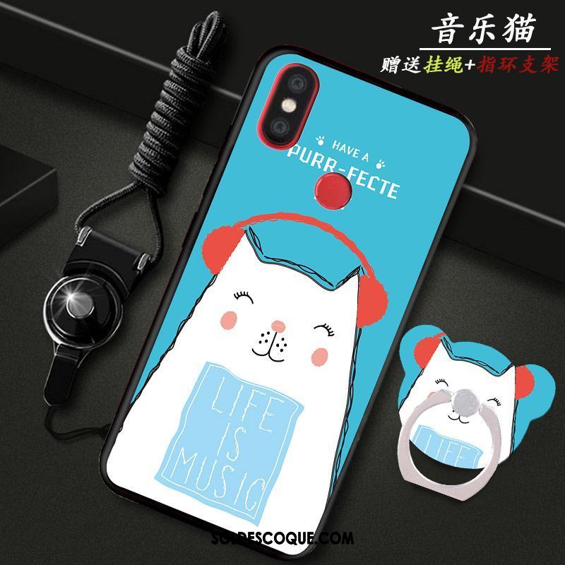 Coque Xiaomi Mi 8 Se Protection Silicone Bleu Créatif Téléphone Portable En Vente