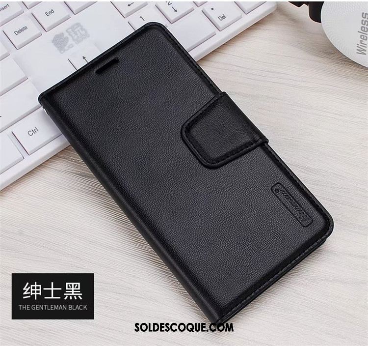 Coque Xiaomi Mi 8 Étui En Cuir Créatif Noir Incassable Protection Pas Cher