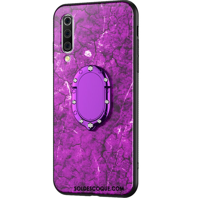 Coque Xiaomi Mi 9 Se Téléphone Portable Violet Petit Modèle Fleurie Verre En Vente