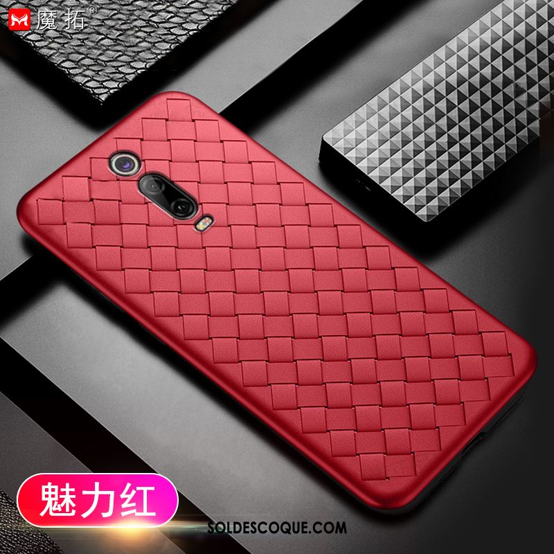 Coque Xiaomi Mi 9t Étui Protection Rouge Téléphone Portable Respirant Soldes