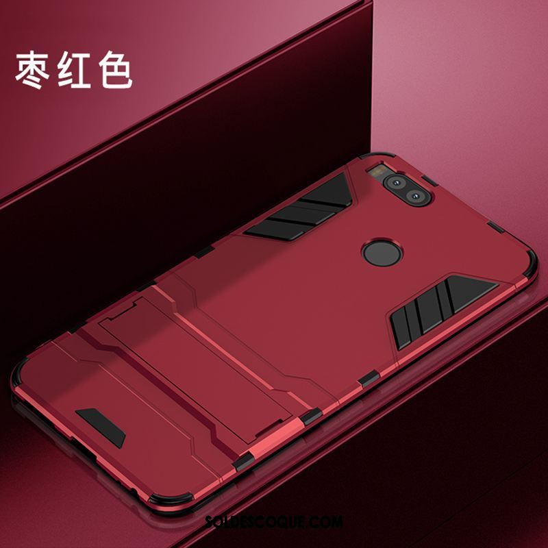 Coque Xiaomi Mi A1 Petit Rouge Téléphone Portable Fluide Doux Étui Soldes