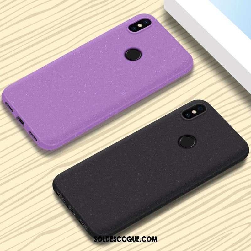 Coque Xiaomi Mi A2 Délavé En Daim Tendance Créatif Protection Violet En Vente