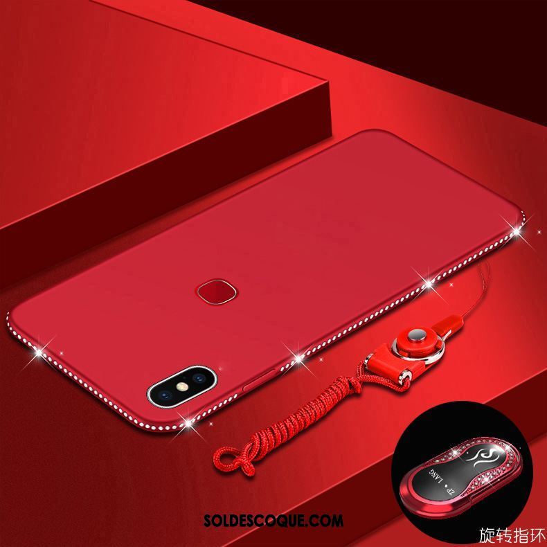 Coque Xiaomi Mi A2 Rouge Silicone Petit Mesh Fluide Doux En Ligne