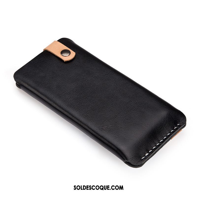 Coque Xiaomi Mi Mix 2 Noir Incassable Téléphone Portable Étui Étui En Cuir Pas Cher
