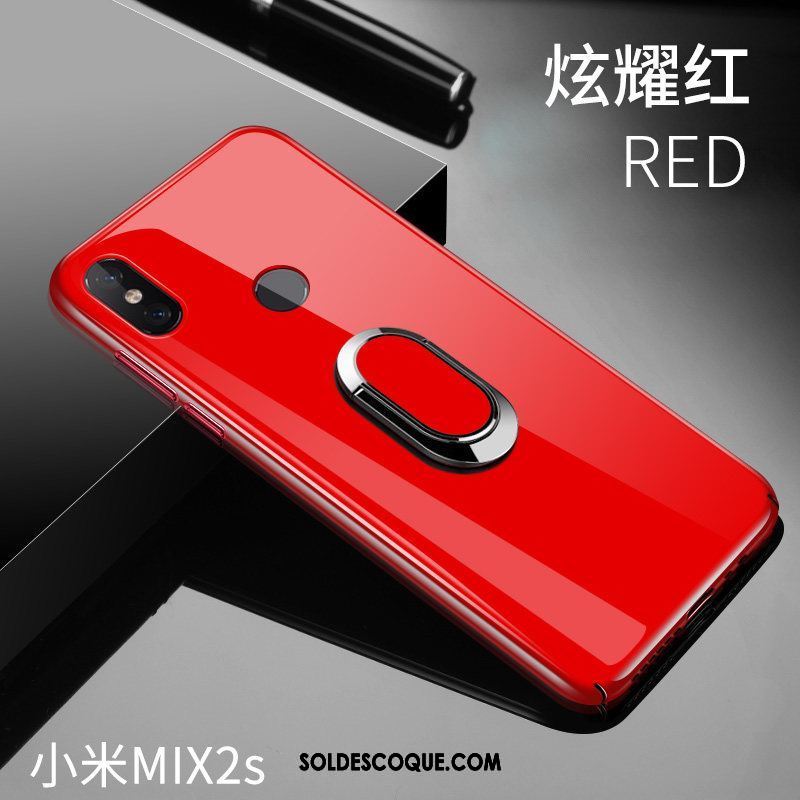 Coque Xiaomi Mi Mix 2s Téléphone Portable Tendance Rouge Difficile Très Mince En Ligne