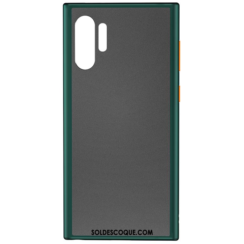 Coque Xiaomi Mi Note 10 Téléphone Portable Vert Délavé En Daim Protection Étoile Pas Cher