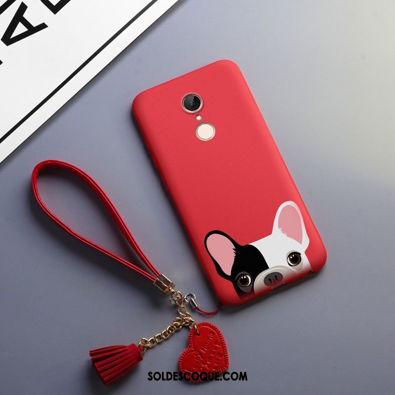 Coque Xiaomi Redmi 5 Plus Rouge Fluide Doux Téléphone Portable Incassable Tout Compris Soldes