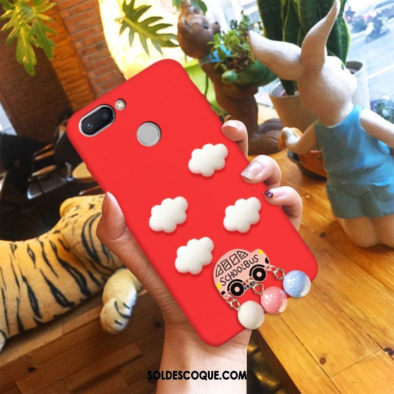 Coque Xiaomi Redmi 6 Créatif Téléphone Portable Dessin Animé Charmant Délavé En Daim Pas Cher