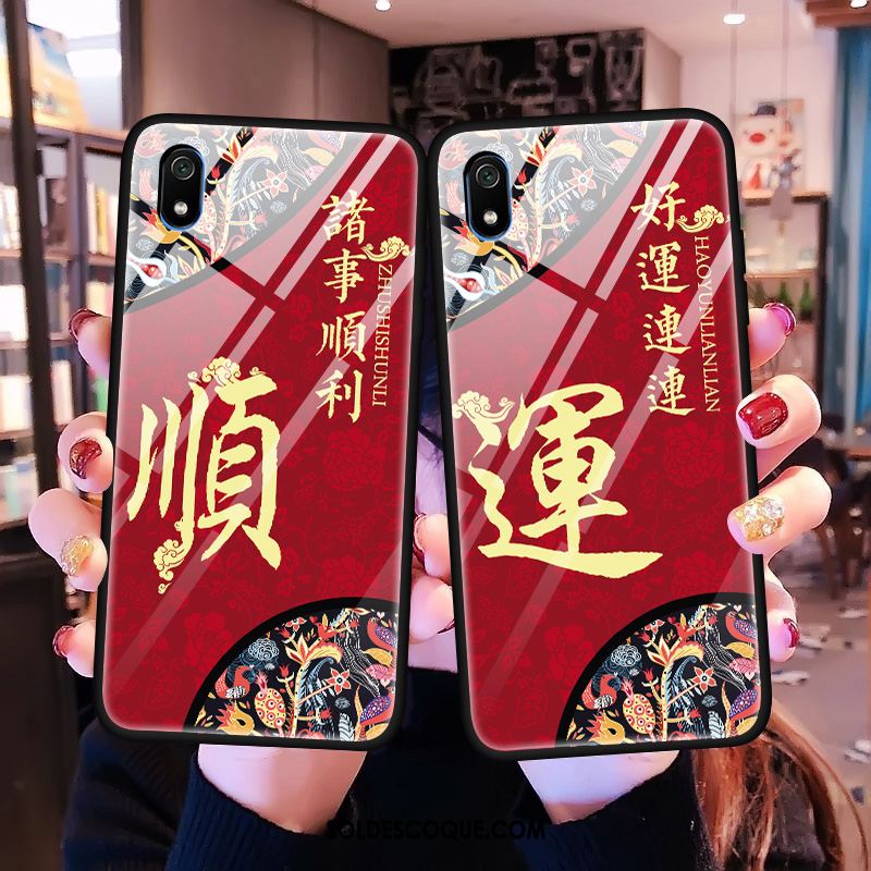 Coque Xiaomi Redmi 7a Incassable Miroir Étui Téléphone Portable Peinture En Ligne
