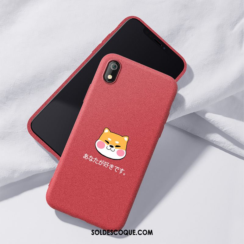 Coque Xiaomi Redmi 7a Protection Légères Dessin Animé Marque De Tendance Rouge Soldes