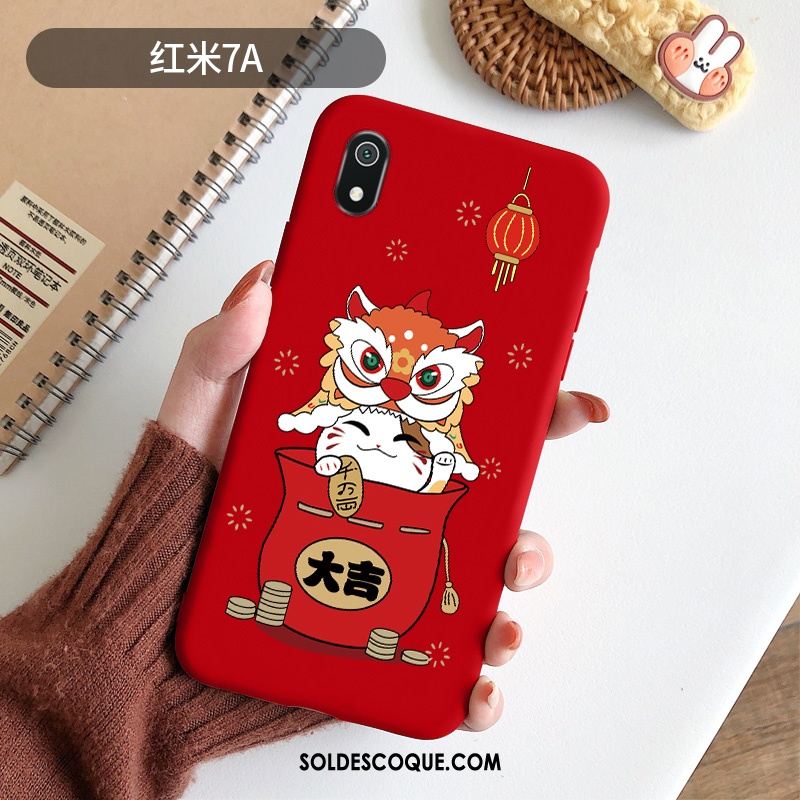 Coque Xiaomi Redmi 7a Téléphone Portable Nouveau Rat Style Chinois Silicone France