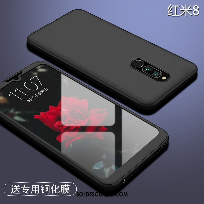 Coque Xiaomi Redmi 8 Nouveau Protection Téléphone Portable Étui Rouge Pas Cher