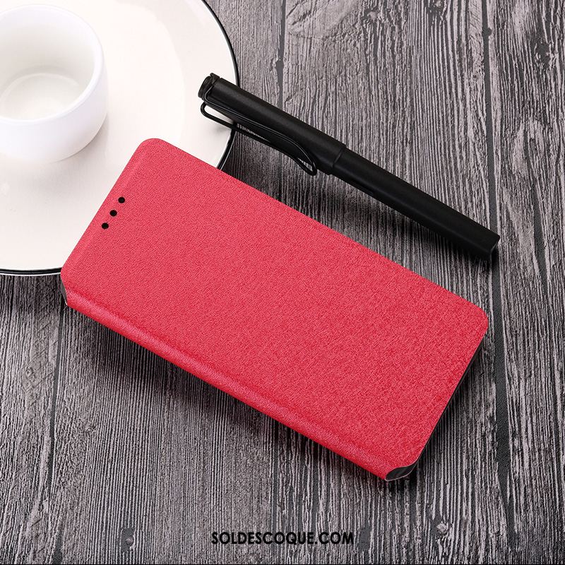 Coque Xiaomi Redmi 8 Rouge Incassable Tout Compris Petit Étui En Cuir En Ligne