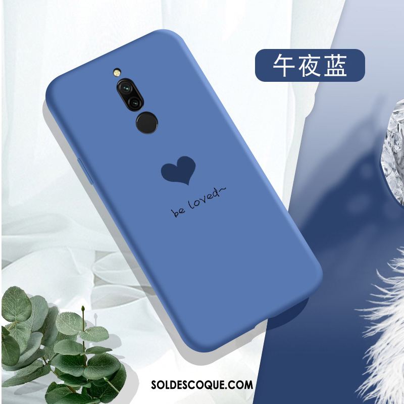Coque Xiaomi Redmi 8 Téléphone Portable Bleu Tempérer Étui Personnalité Soldes